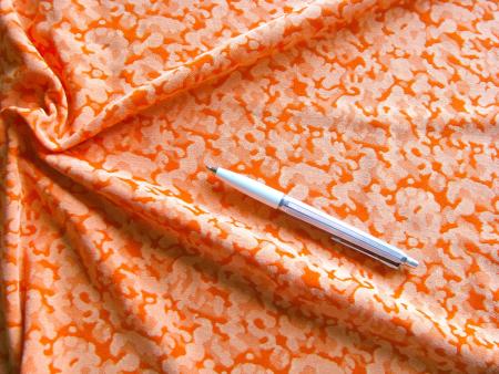 1m bi-elastisches Mischgewebe in orange/jaffa Fb0450 - 1,40m