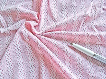 1m bi-elastisches Mischgewebe in alt-rosa/weiß Fb1060... - 1,40m