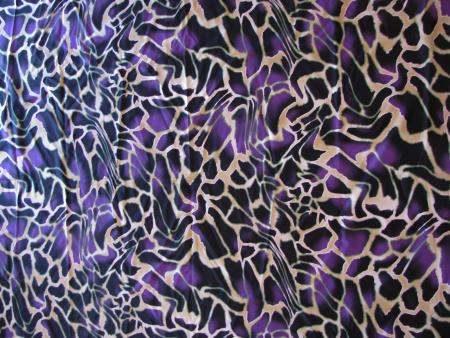 1m bi-elastische Microfaser "Crazy Violett" - 1,50m