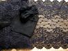 1 Pkt. Materialpaket "Black is Black" Spitzenslip