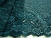 1m elastische XL-Spitze in blau-grün/teal Fb0314 -23,5cm