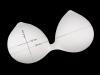 1 Stk. Doppel-Cup/-Schale "Push-up" in ecru Fb1451 - M