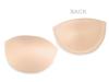 1 Paar BH-Körbchen/Schalen in hautfarbe/beige Fb0097 - Gr.36