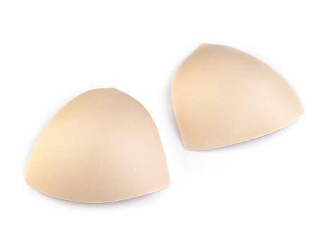 1 Paar BH-Körbchen/Schalen in hautfarbe/beige Fb0097 - Gr.XS