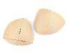 1 Paar BH-Körbchen/Schalen/Lochung in hautfarbe/beige Fb0097 - Gr.42