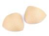 1 Paar BH-Körbchen/Schalen/Lochung in hautfarbe/beige Fb0097 - Gr.42