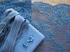1 Pkt. Materialpaket "Blue Velvet" Spitzenslip