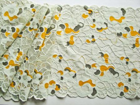 1m elastische Spitze "Sunflash" - 15cm