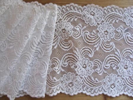 1m elastische Spitze in off-white Fb1000 - 16,5cm