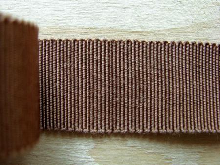 5m Ripsband/Gurtband in nuss-braun Fb1223 - 15mm 