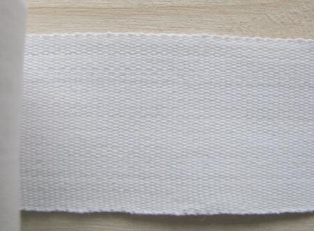 5m Ripsband/Gurtband in perl weiß Fb2001 -  30mm