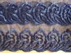 2m gegengleiche Dessous-Spitze "Blue Waves" - 18cm