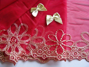 1m bestickte Dessous-Spitze