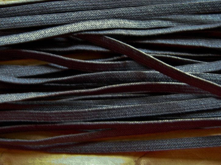 10m Dekolleté-Gummi in d.marengo-grau Fb1282 - 4mm