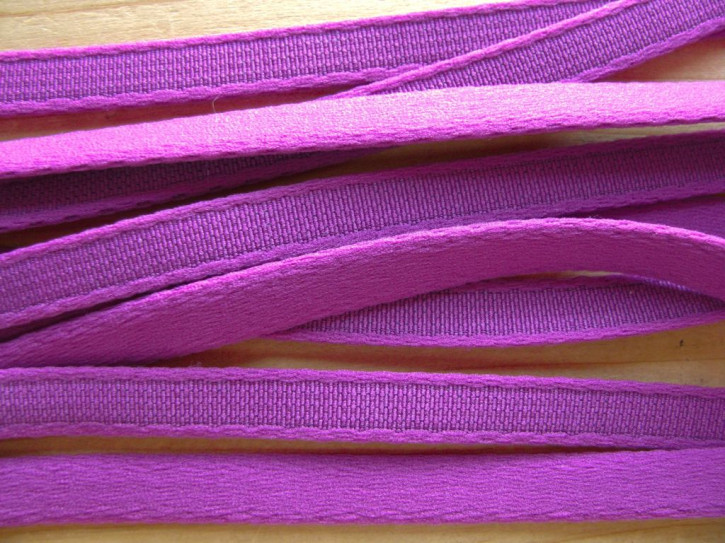 1m Bügelband in magenta/kräftigem purple Fb1061 - 10mm