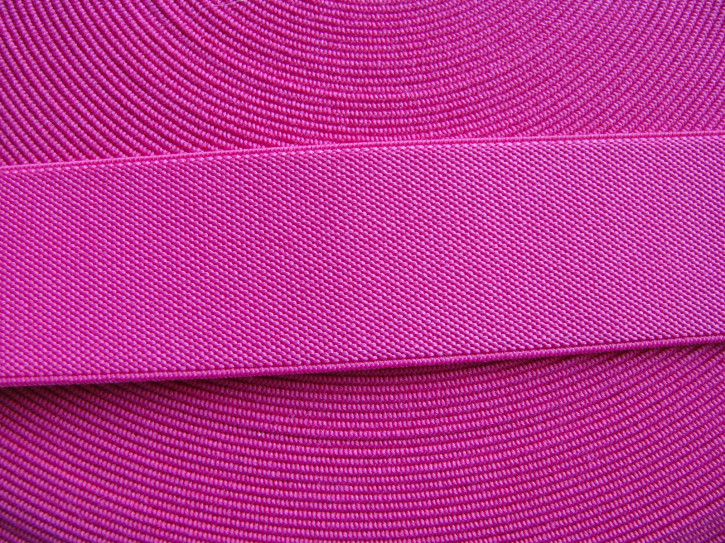 4m Bundgummi in pinkigem oleander Fb1417 - 35mm 