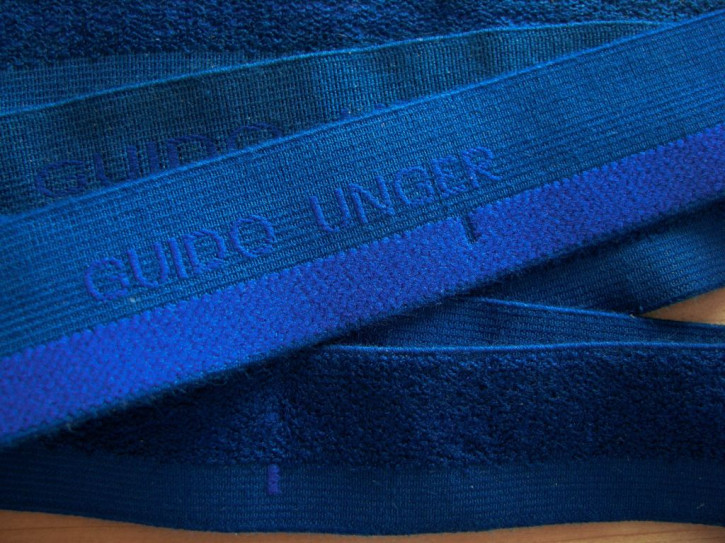 4m Bundgummi "Guido Unger" in kräftigem kobalt-blau Fb1303 - 30mm