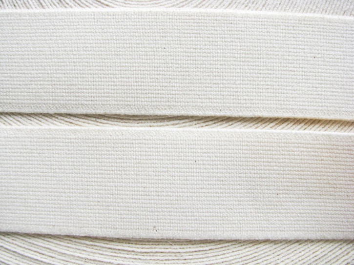 4m Bundgummi in natur/woll-weiß Fb2001 -3,5cm