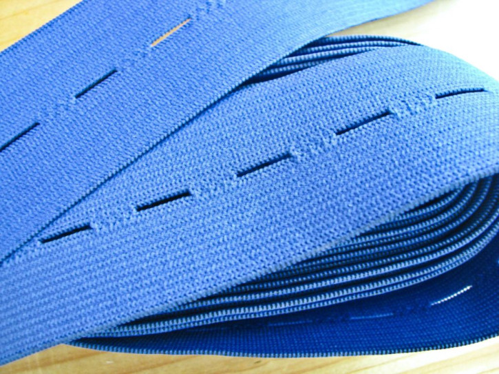 4m Bundgummi in korn-blau Fb1463 - 40mm