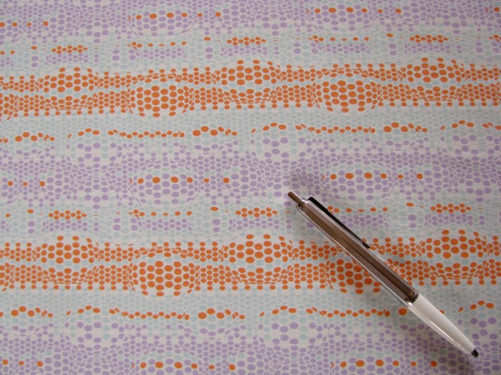 1m bi-elastischer Jersey in zartem Design - 1,55m