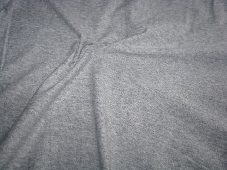 1m Fein-Jersey in silber-grau Fb3501 meliert - 1,40m 