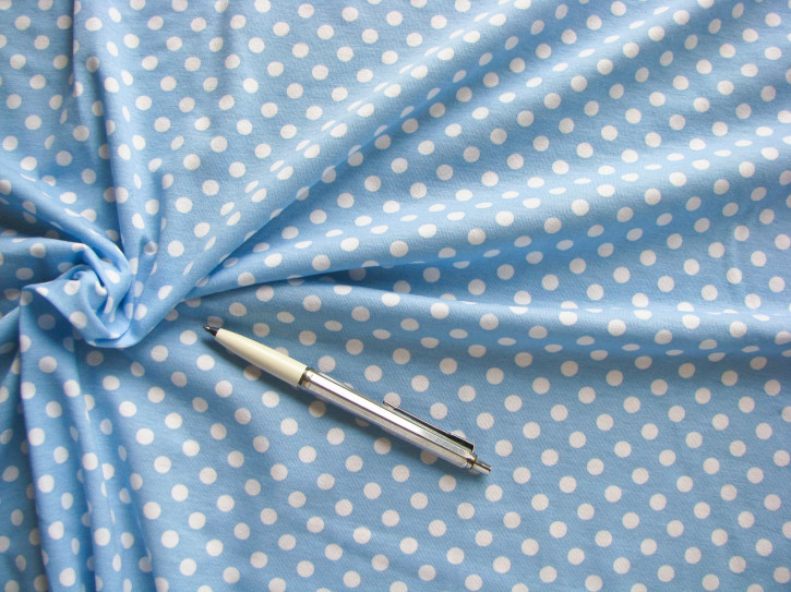 1m bi-elastischer Jersey "Polka Dots" - 1,55m