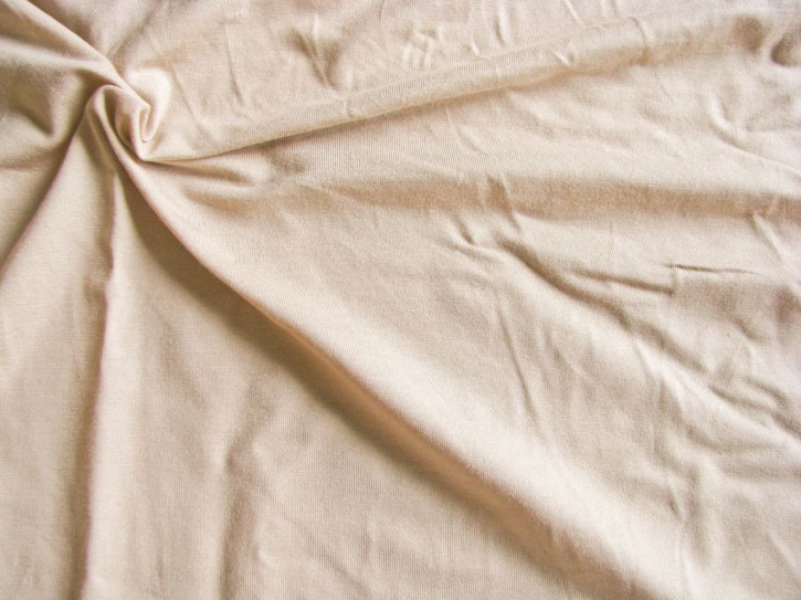 1m Fein-Jersey in hellem beige Fb0538 - 1,40m
