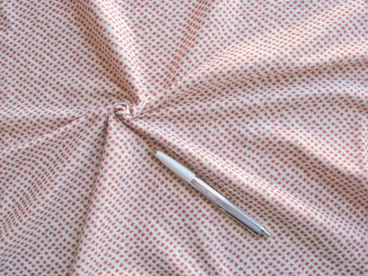1m quer-elastischer BW-Jersey "Sterne & Melange" - 1,65m