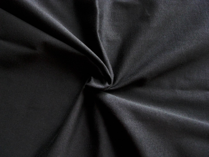 1m Elastic-Jersey in schwarz Fb4000