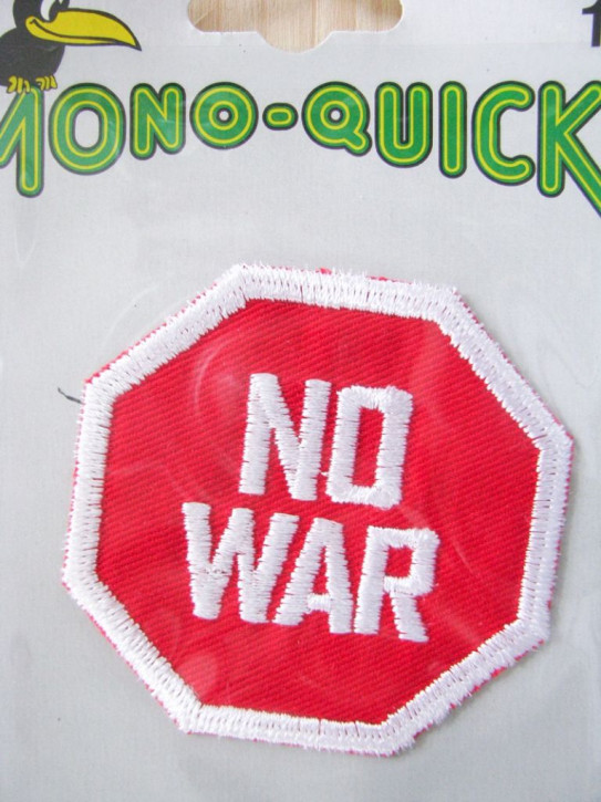 Bügelbild -No War-