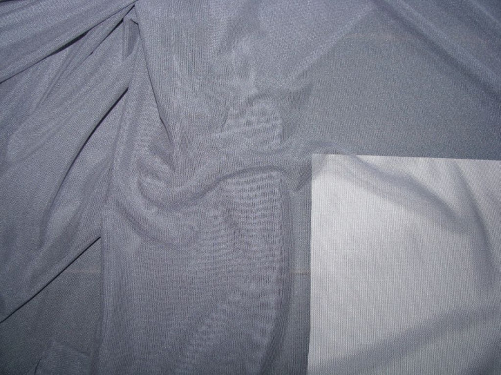 1m bi-elastischer, feiner Tüll in sky-grau Fb0852 - 2m