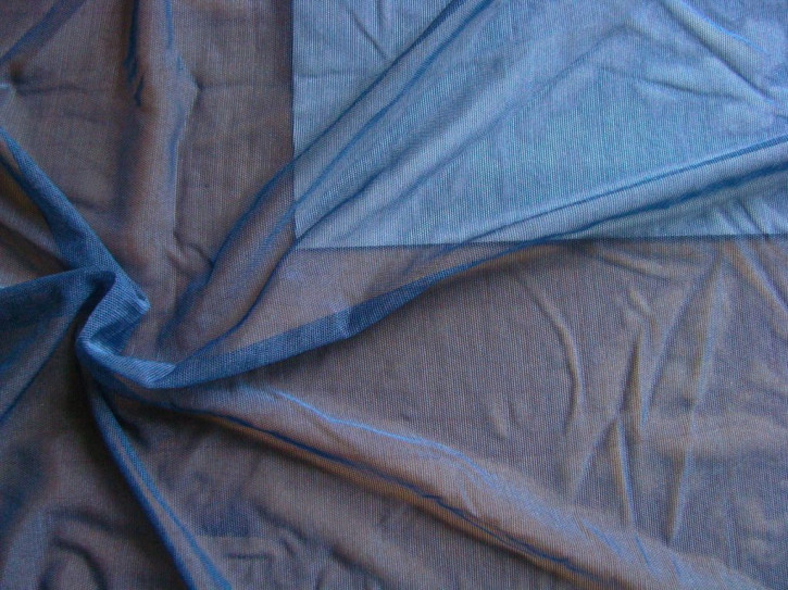 1m bi-elastischer Wäschetüll in marine-blau Fb1305 - 1,4m