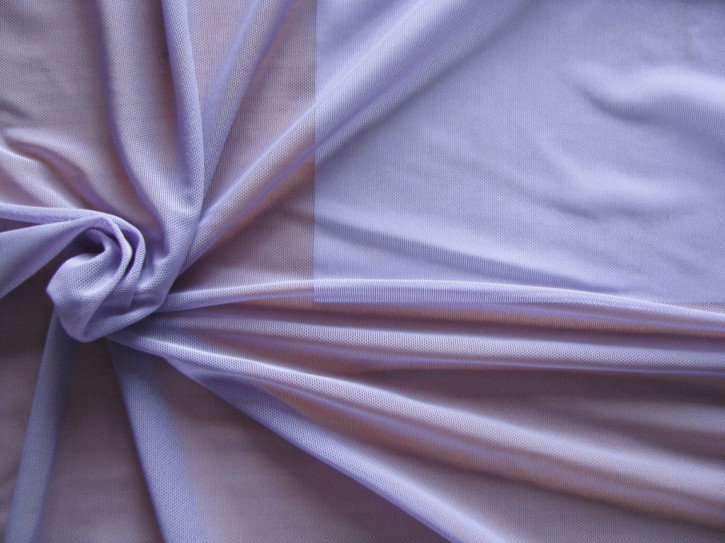 1m bi-elastischer Wäschetüll in hellem milka-lila/anemone Fb1085 - 1,50m