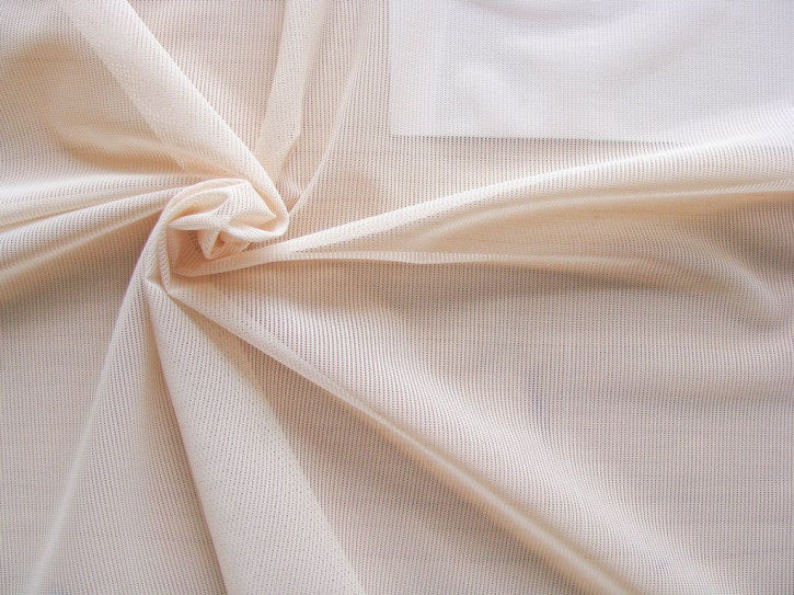 1m bi-elastisches Netzgewebe in skin/porzellan Fb3518 - 1,40m