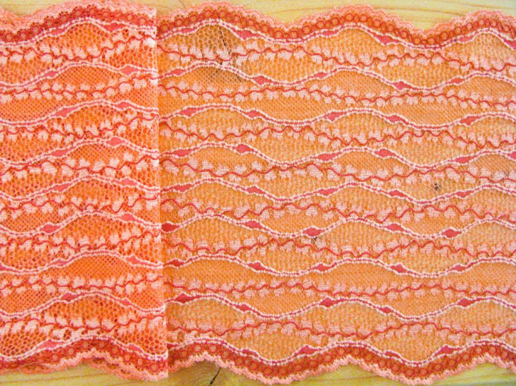 1m elastische Spitze "Waves of Terra" - 18cm