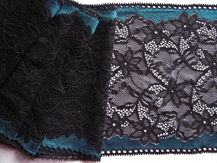 1m elastische Spitze "Midnight Sky" - 18,5cm