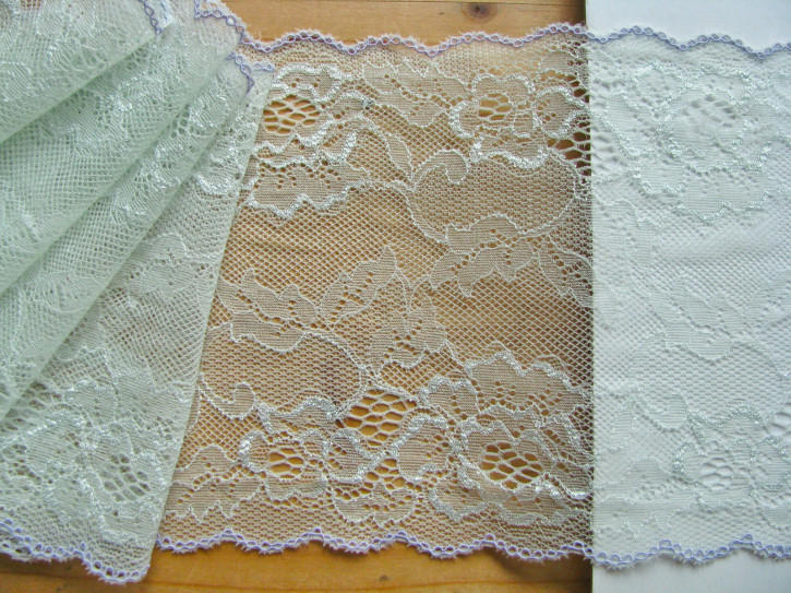 1m elastische Spitze "Sweet Harmony" in einem Hauch von mint -16cm