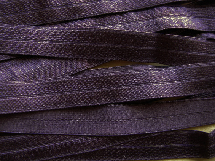 6m Falzgummi in aubergine/glänzend Fb0160 - 15mm