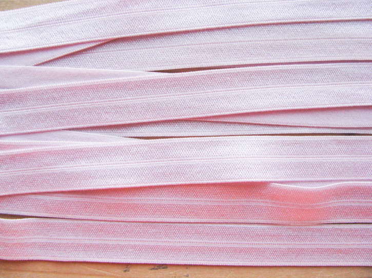 6m Falzgummi/Faltgummi in rosa/mit lavendelstich Fb0052 - 14mm
