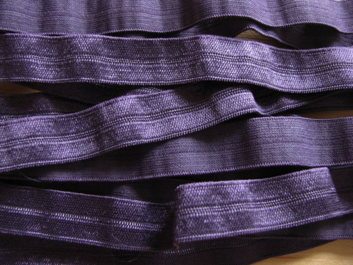 6m Falzgummi in dunklem lila/Richtung violett Fb0578