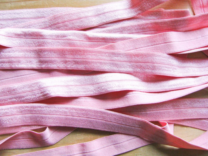 6m Falzgummi in bonbon-rosa Fb0067 - 14mm