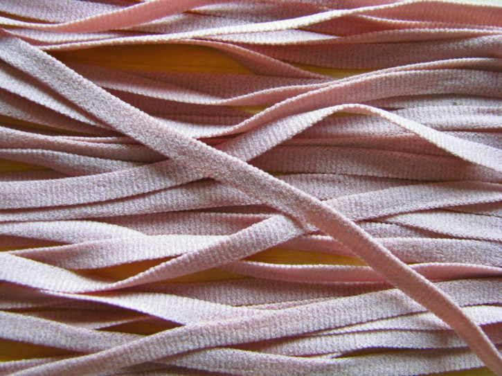 15m zartes Wäscheband in hellem rosenholz Fb0284 - 4mm