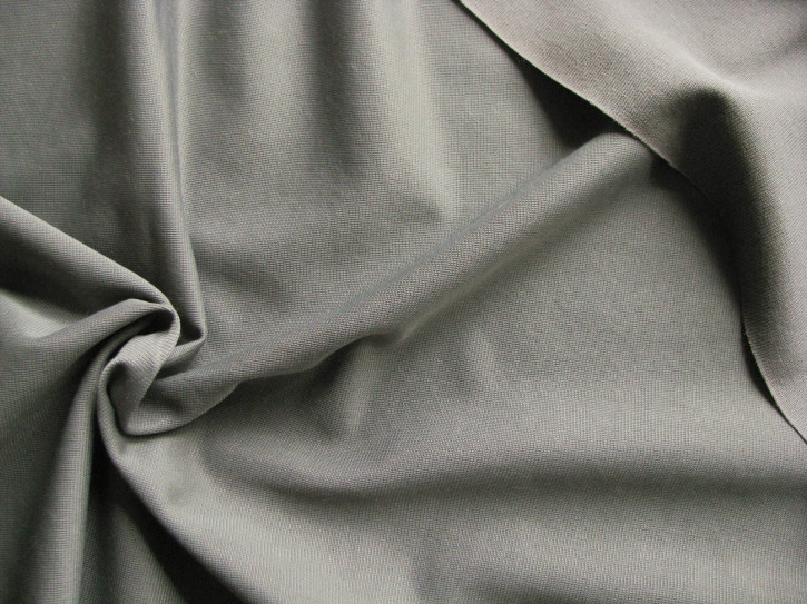 1m Cotton-PES-Wirkware in d.silber-grau Fb0343 Willy Hermann -  75cm