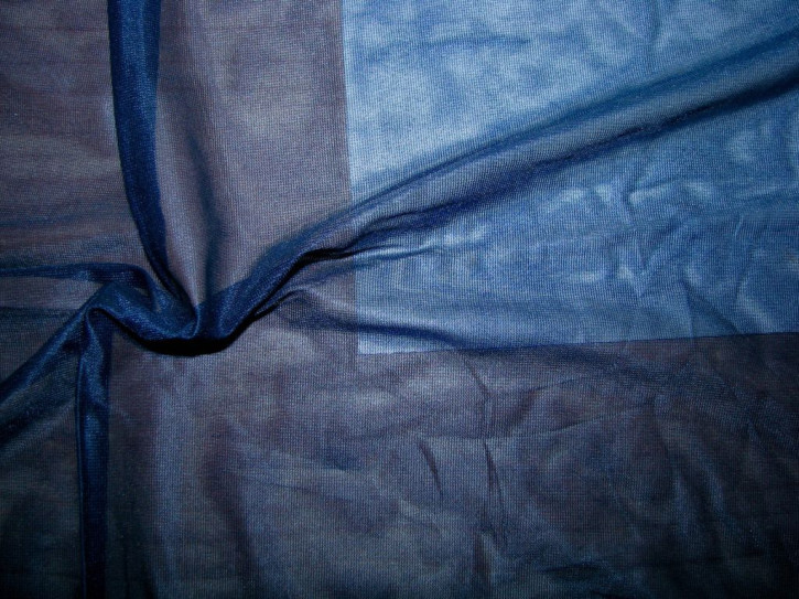 1m zarte Futter-Charmeuse in dunkel-blau Fb0016