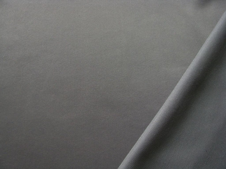 1m elast. Cotton-PES-Wirkware in platin-grau Fb3506 -  1,40m