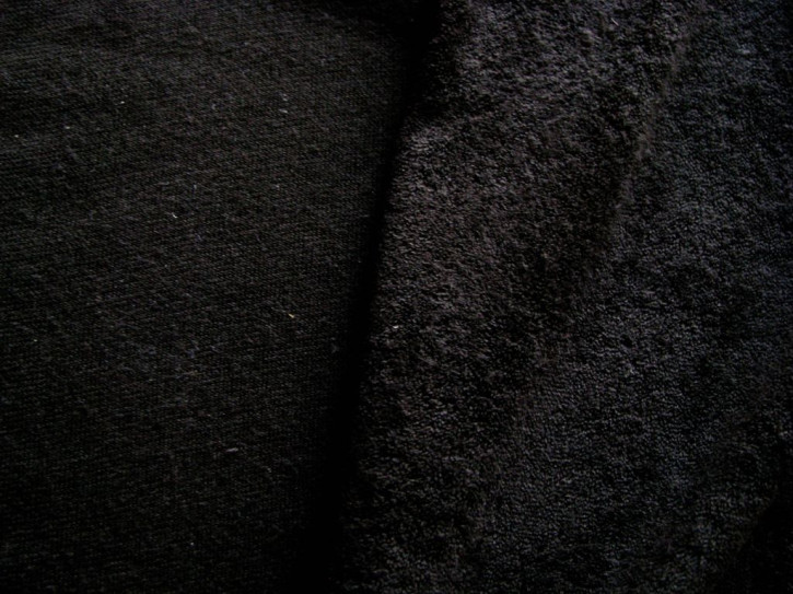 1m "Frottee"-Stretch  in schwarz Fb4000 - Willy Hermann - 1,25m