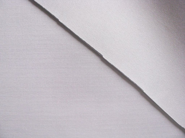 1Stk elast. Schaumstoff/Laminat für BH`s in platino/silber-grau Fb3501