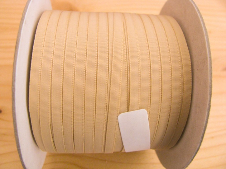 200m/1 Rolle Schleifchenband in jaune Fb1384 - 4mm