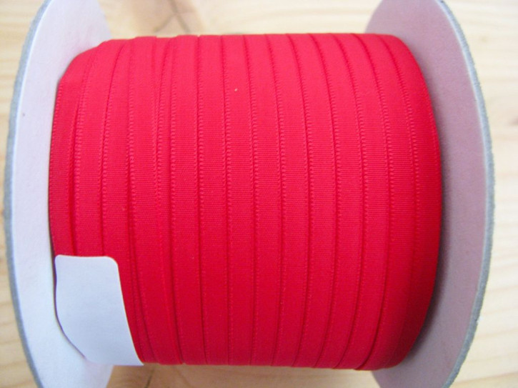 200m/1 Rolle Schleifchenband in beerigem rot/nelke Fb0629