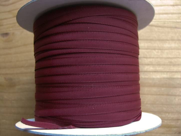 1 Rolle/200m Satin-Schleifchenband in bordeaux Fb0109 - 4mm